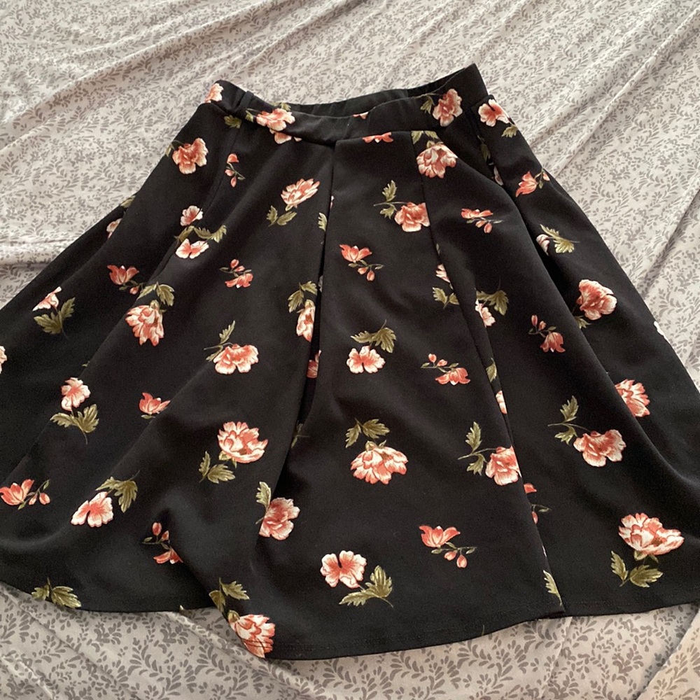 Floral Midi Skirt